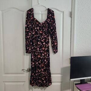 Floral Long Sleeve Dress